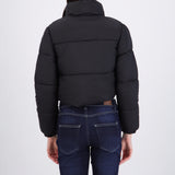 Chamarra puffer crop