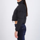 Chamarra puffer crop