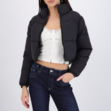 Chamarra puffer crop