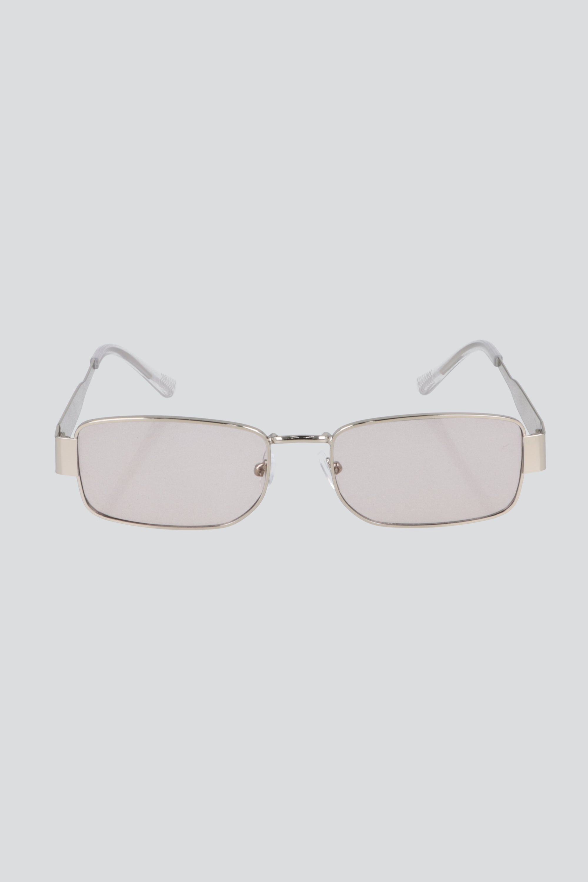 Lentes rectángulo delgados BEIGE