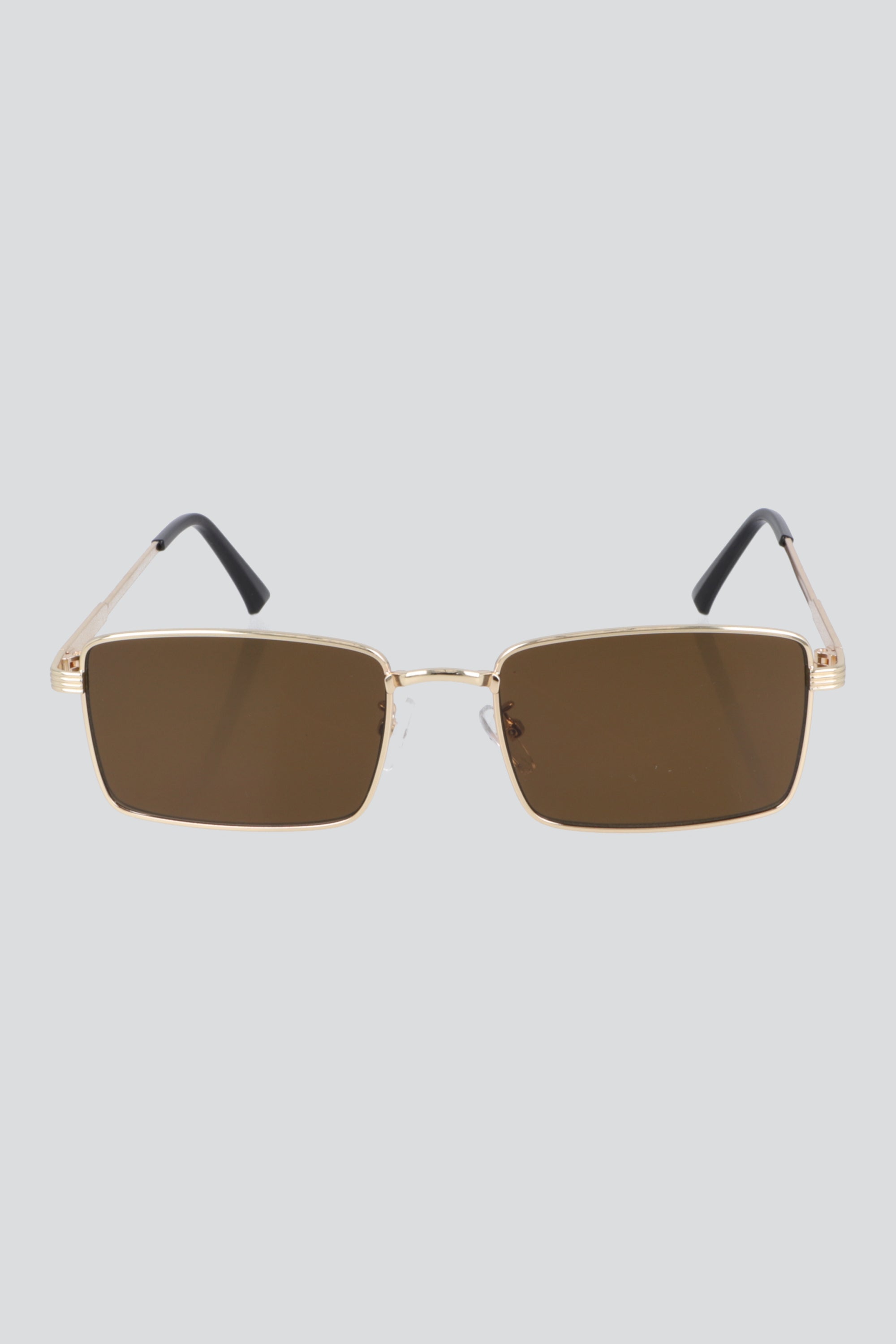 Lentes rectángulo metal ORO