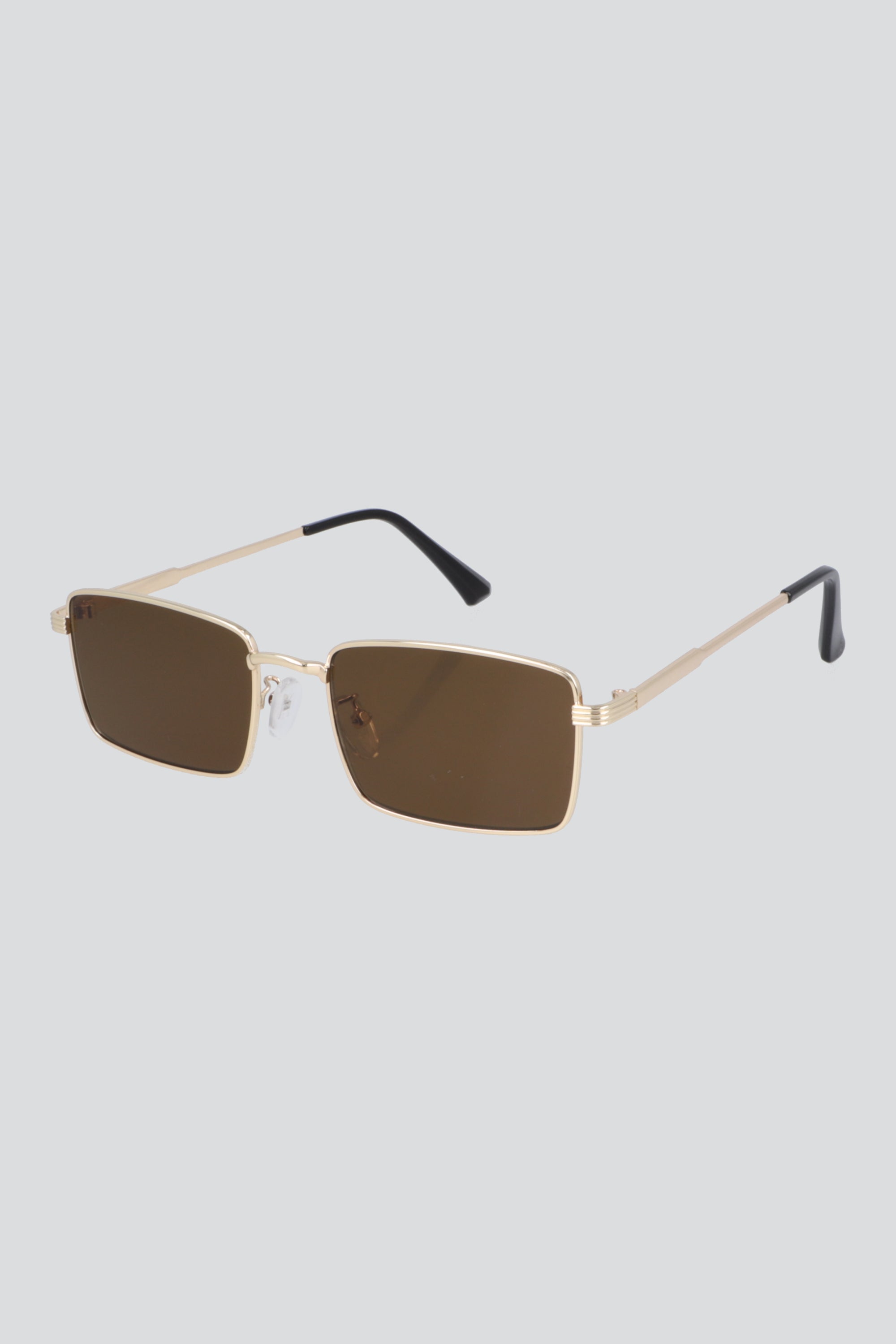 Lentes rectángulo metal ORO