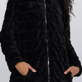 Chamarra larga peluche