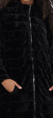 Chamarra larga peluche