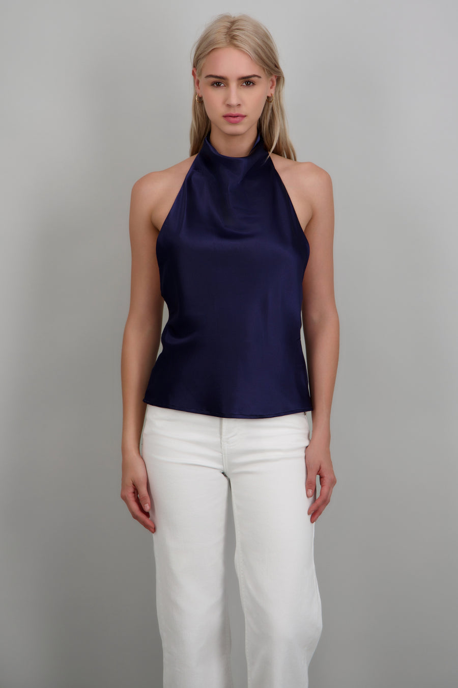 Top de satin halter