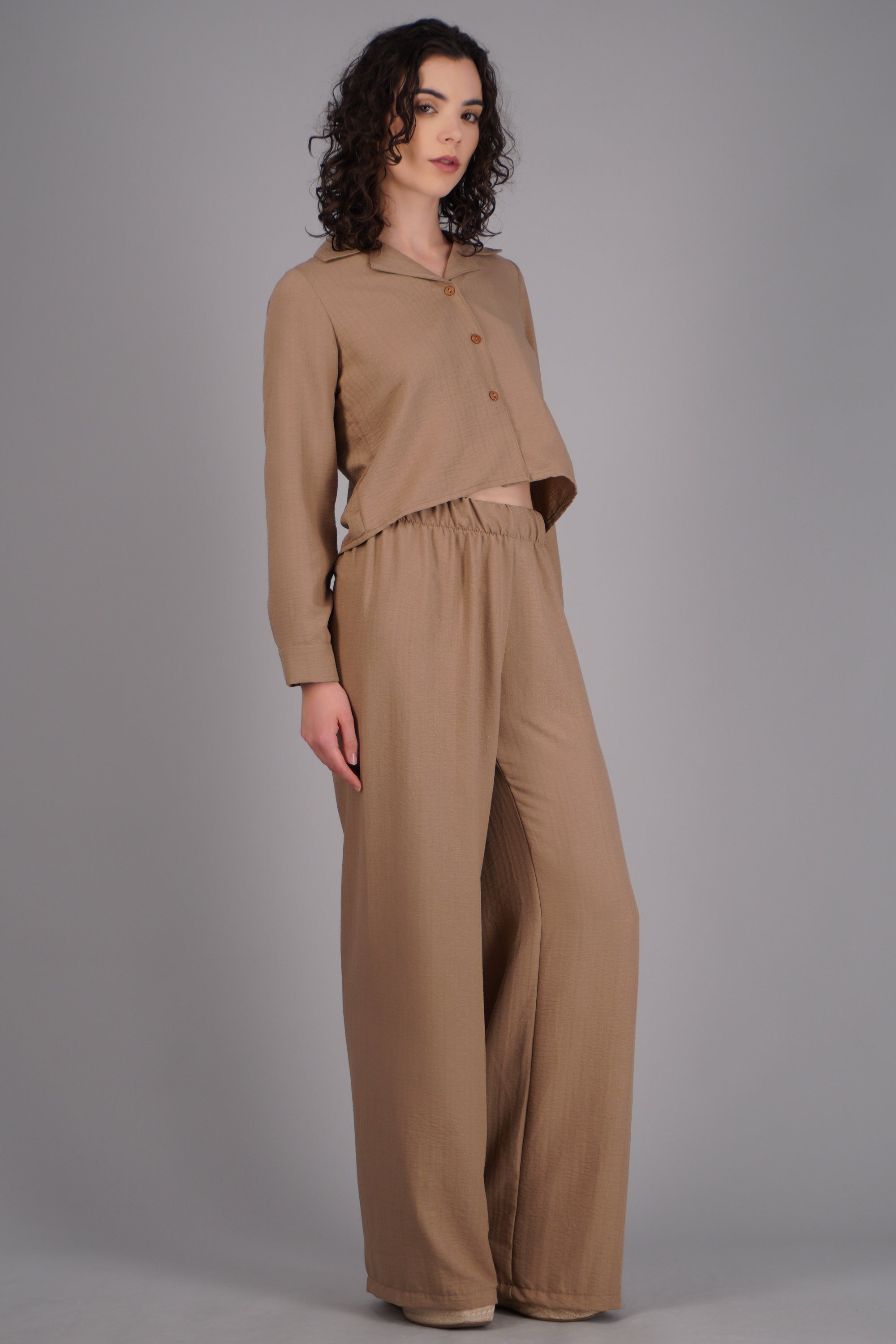 Pantalon pretina elastico BEIGE