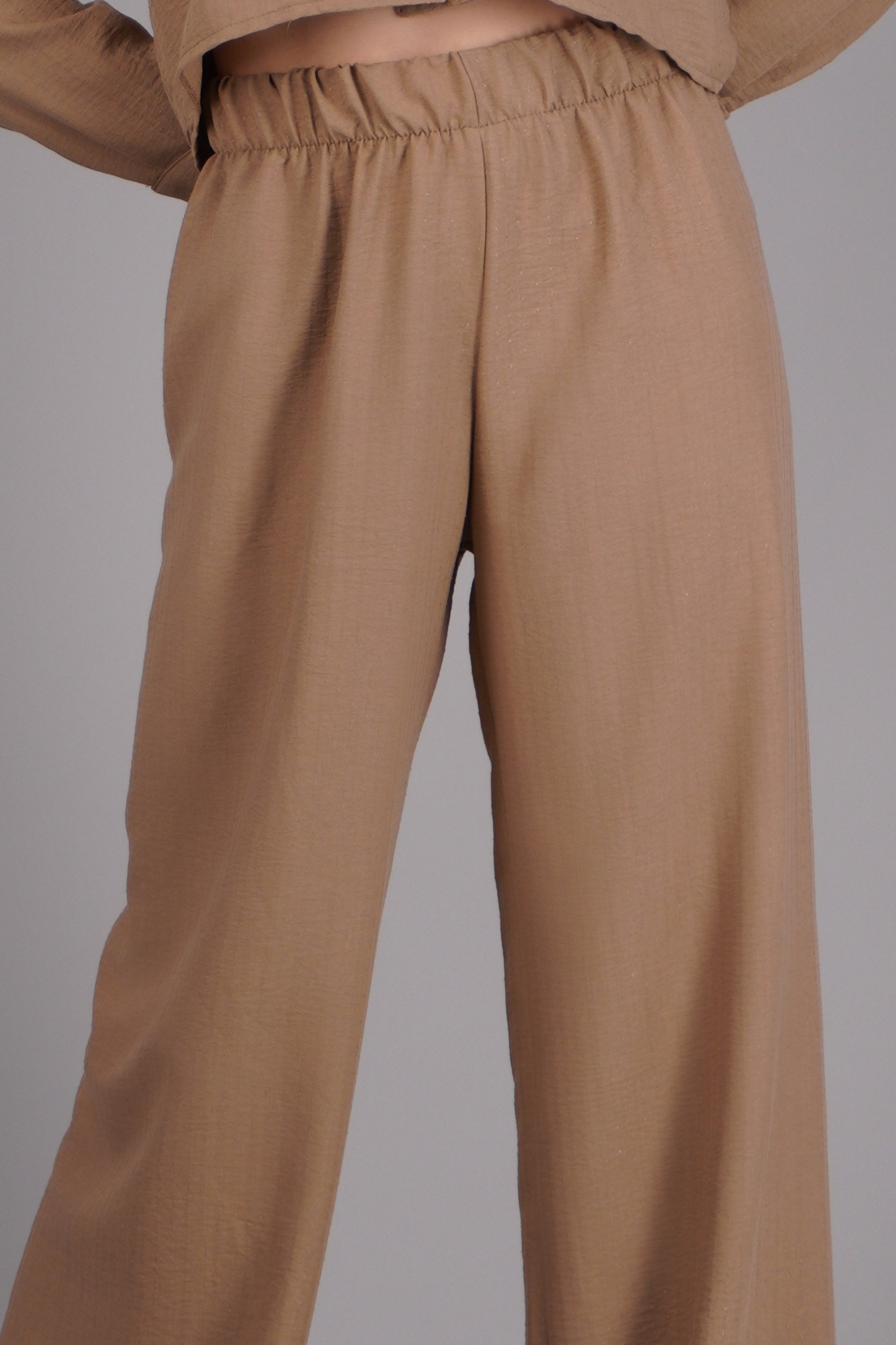 Pantalon pretina elastico BEIGE