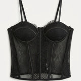Corset encaje copas