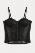 Corset encaje copas