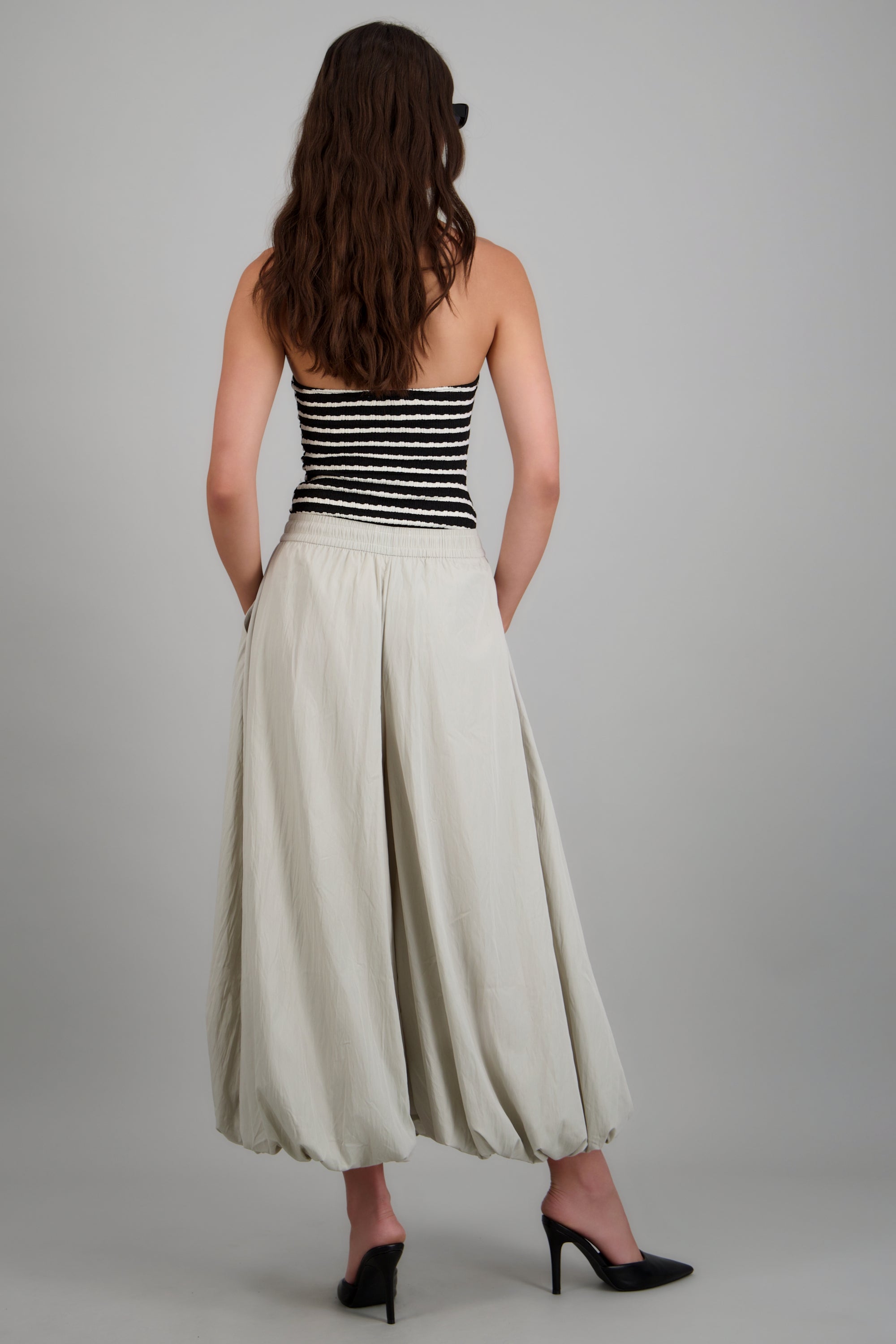 Pantalones globo BEIGE