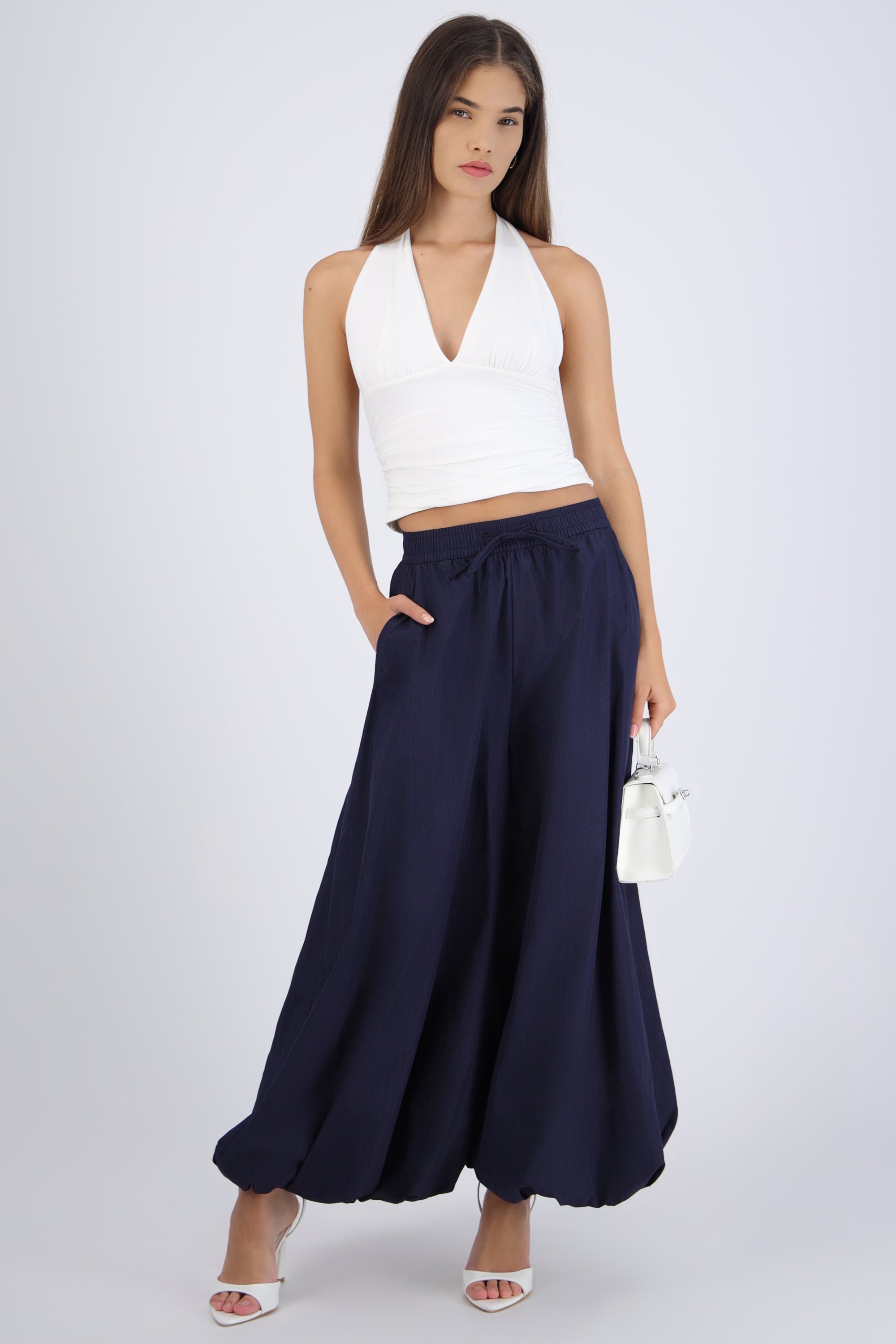 Pantalones globo AZUL MARINO