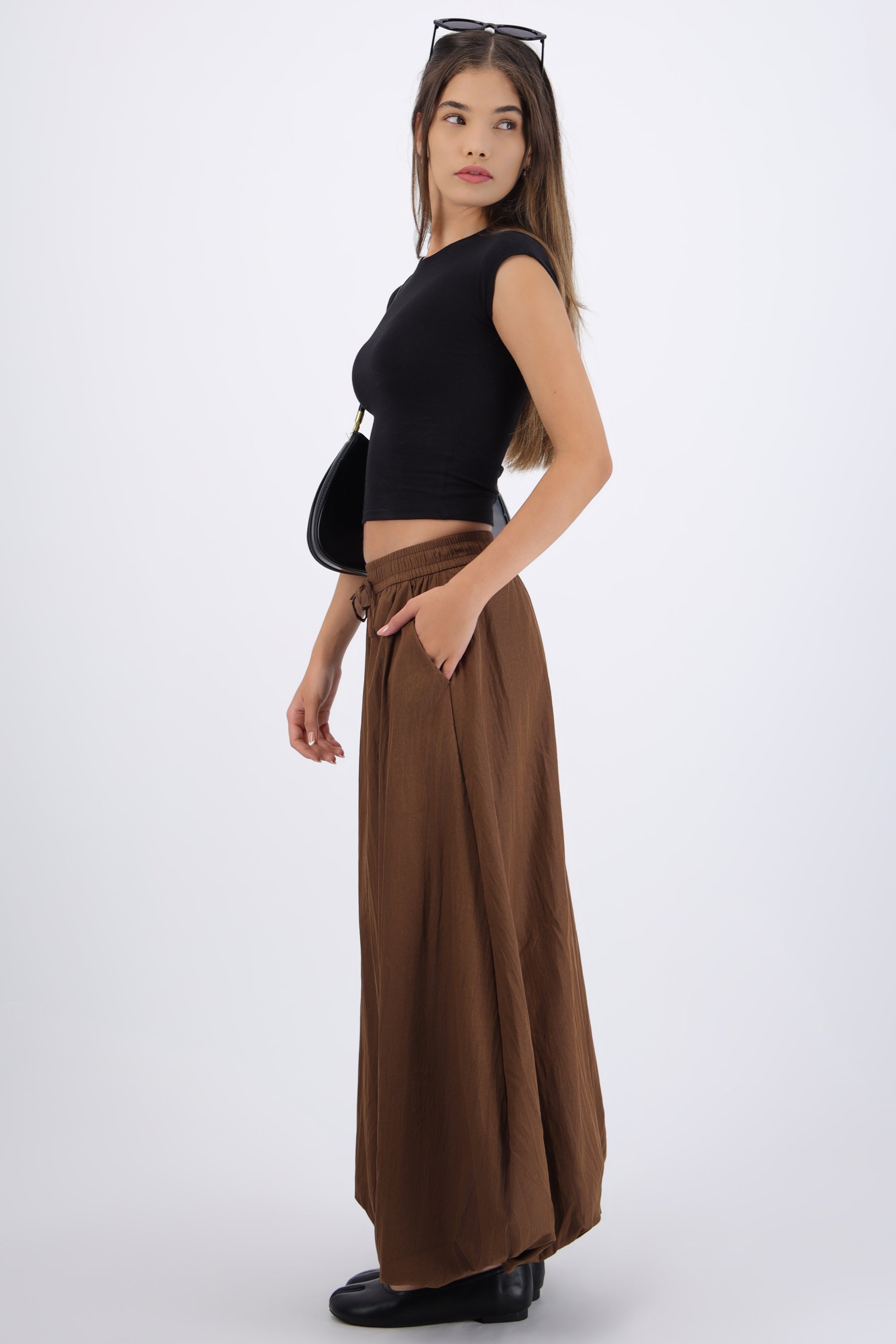 Pantalones globo CAMELLO
