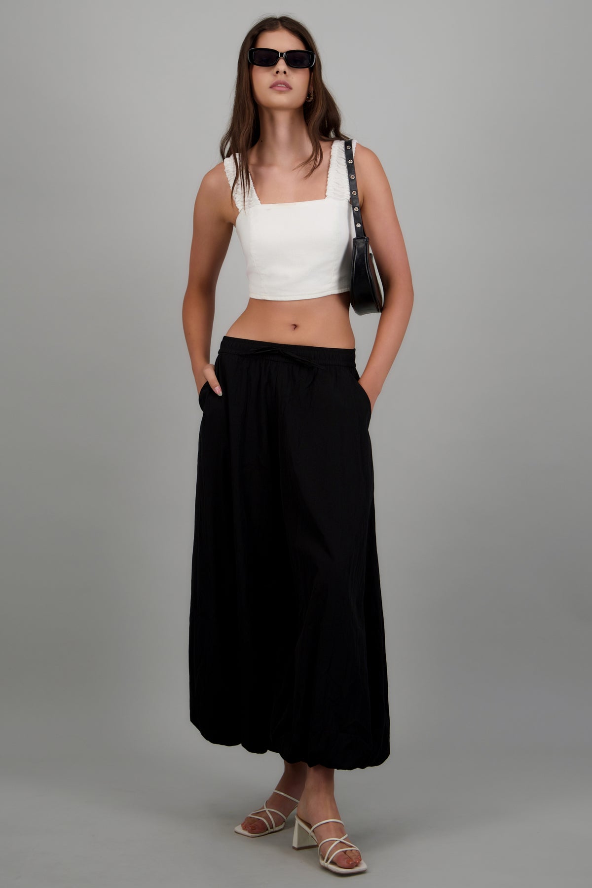 Pantalones globo NEGRO