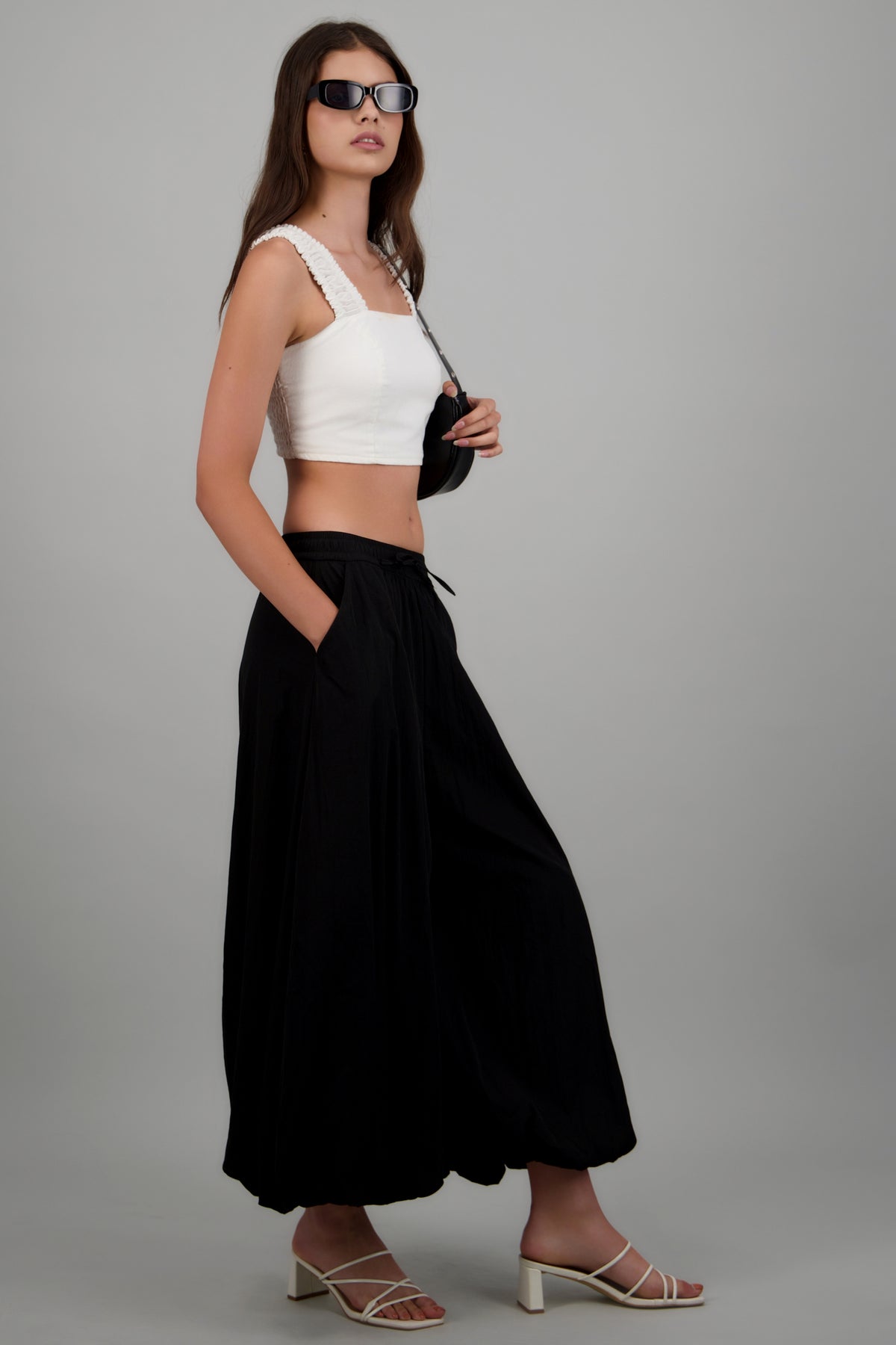 Pantalones globo NEGRO