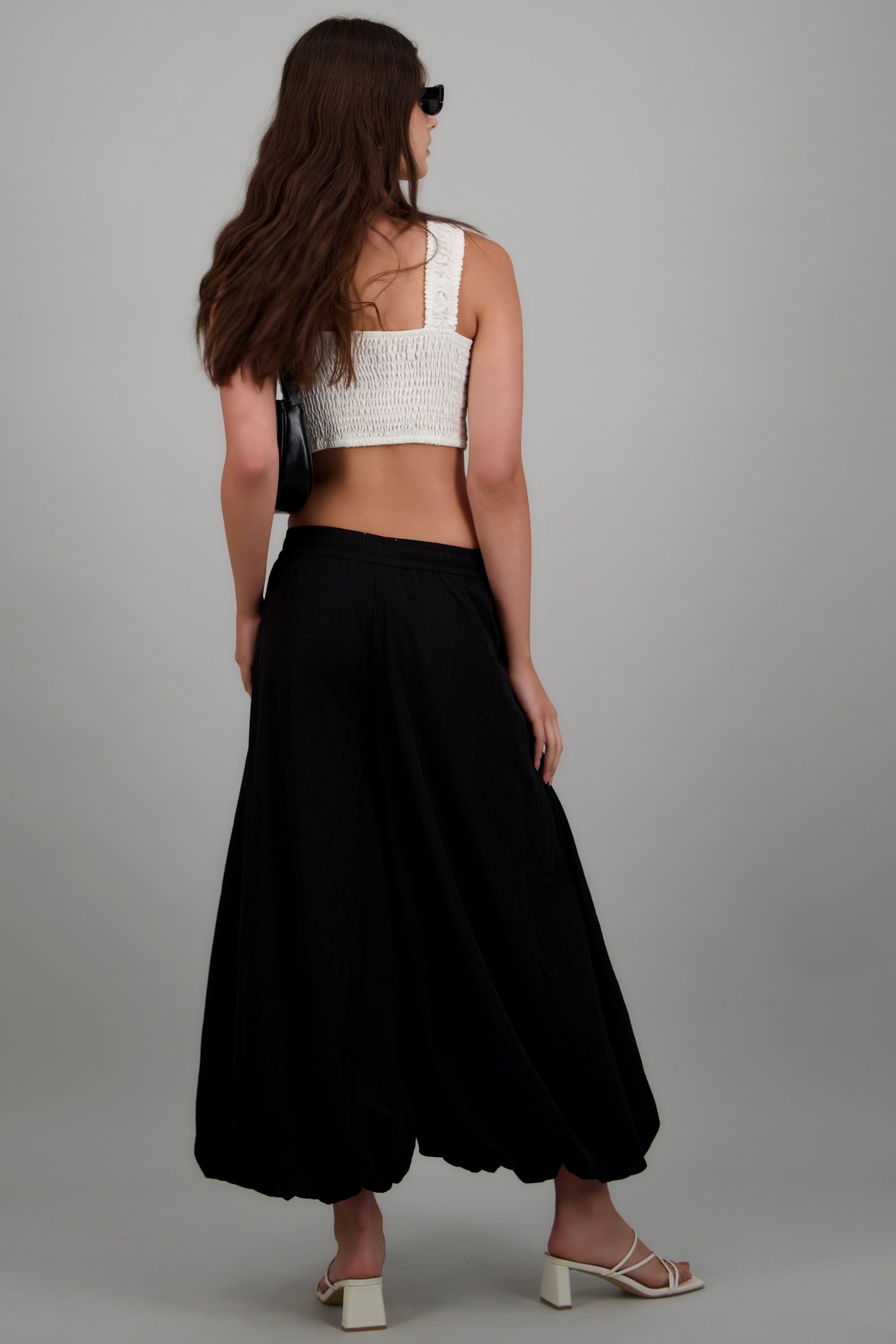 Pantalones globo NEGRO
