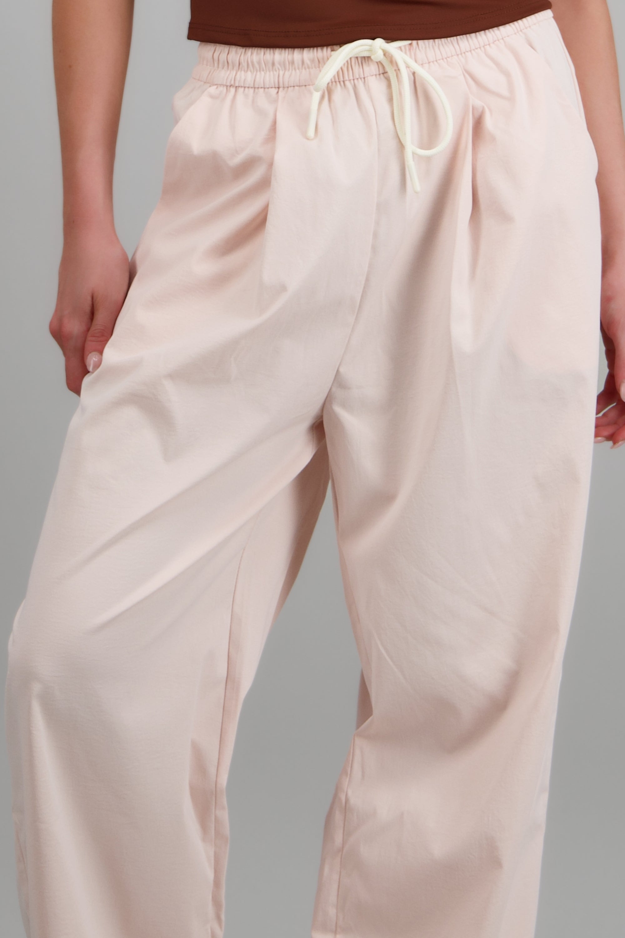 Pantalones con jareta ROSA PASTEL