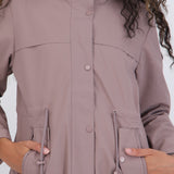Gabardina con chamarra ligera desmontable