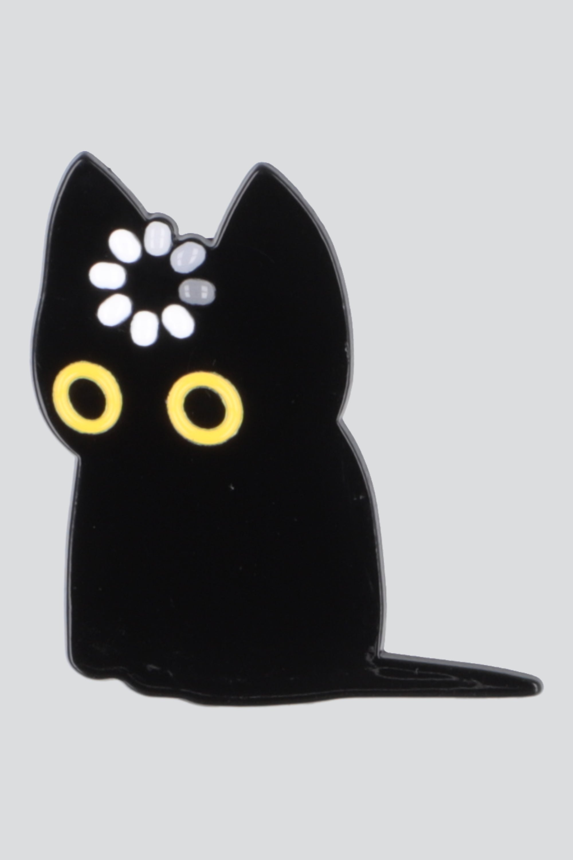 Pin gatito pensativo NEGRO