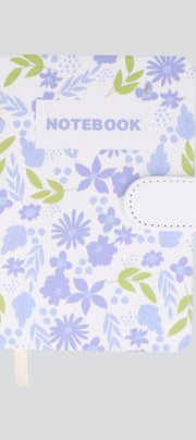 Libreta 144 hojas rayas floral