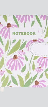 Libreta 144 hojas rayas floral