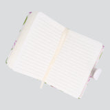 Libreta 144 hojas rayas floral