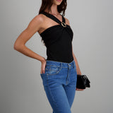 Bodysuit halter detalle argolla
