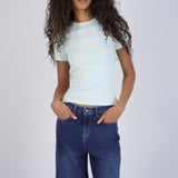 Playera fit slim rayas