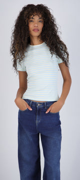 Playera fit slim rayas