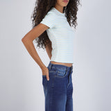 Playera fit slim rayas