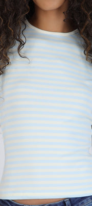 Playera fit slim rayas