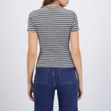 Playera fit slim rayas