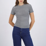 Playera fit slim rayas