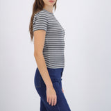Playera fit slim rayas