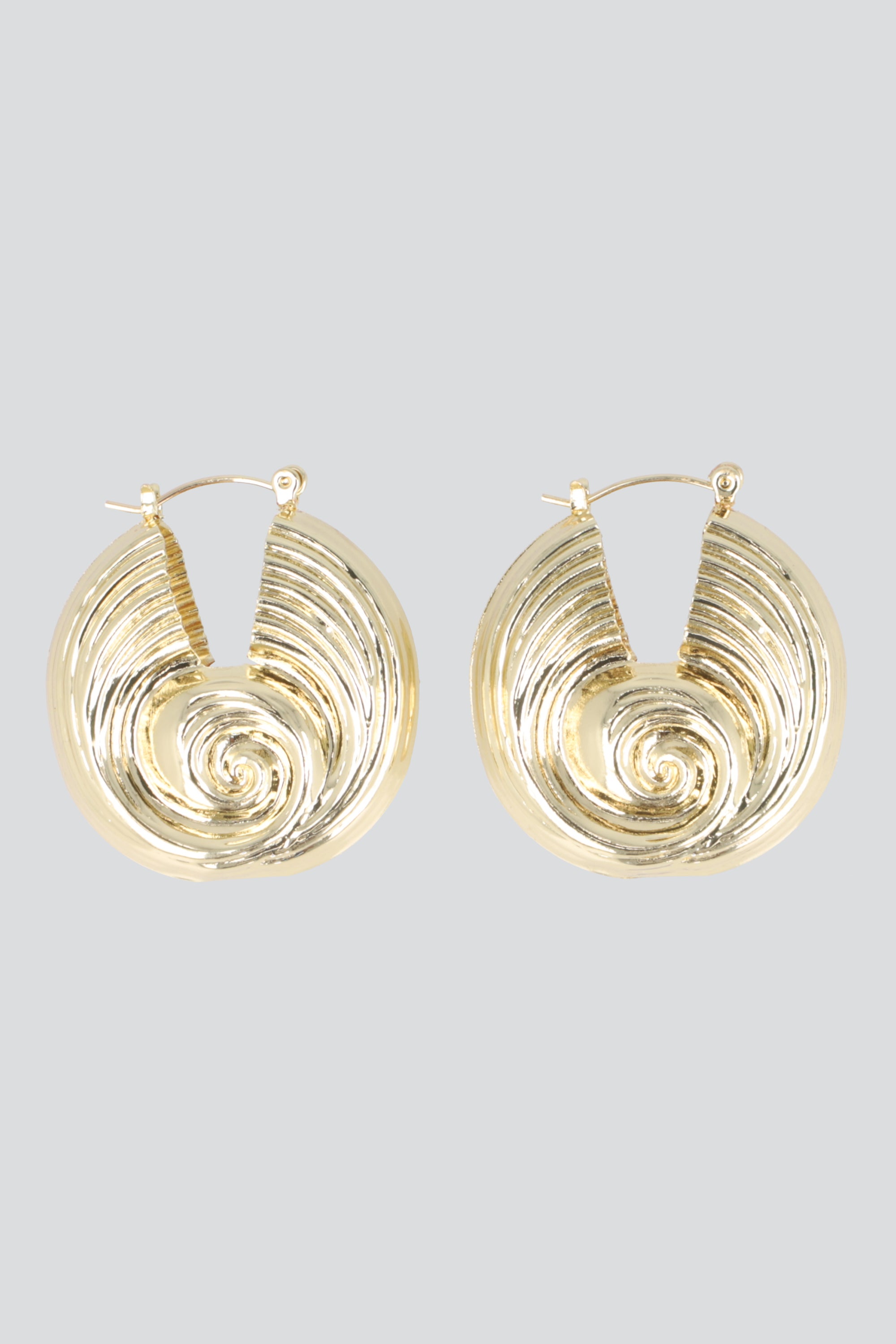 ARRACADAS CARACOLA LATERAL ORO