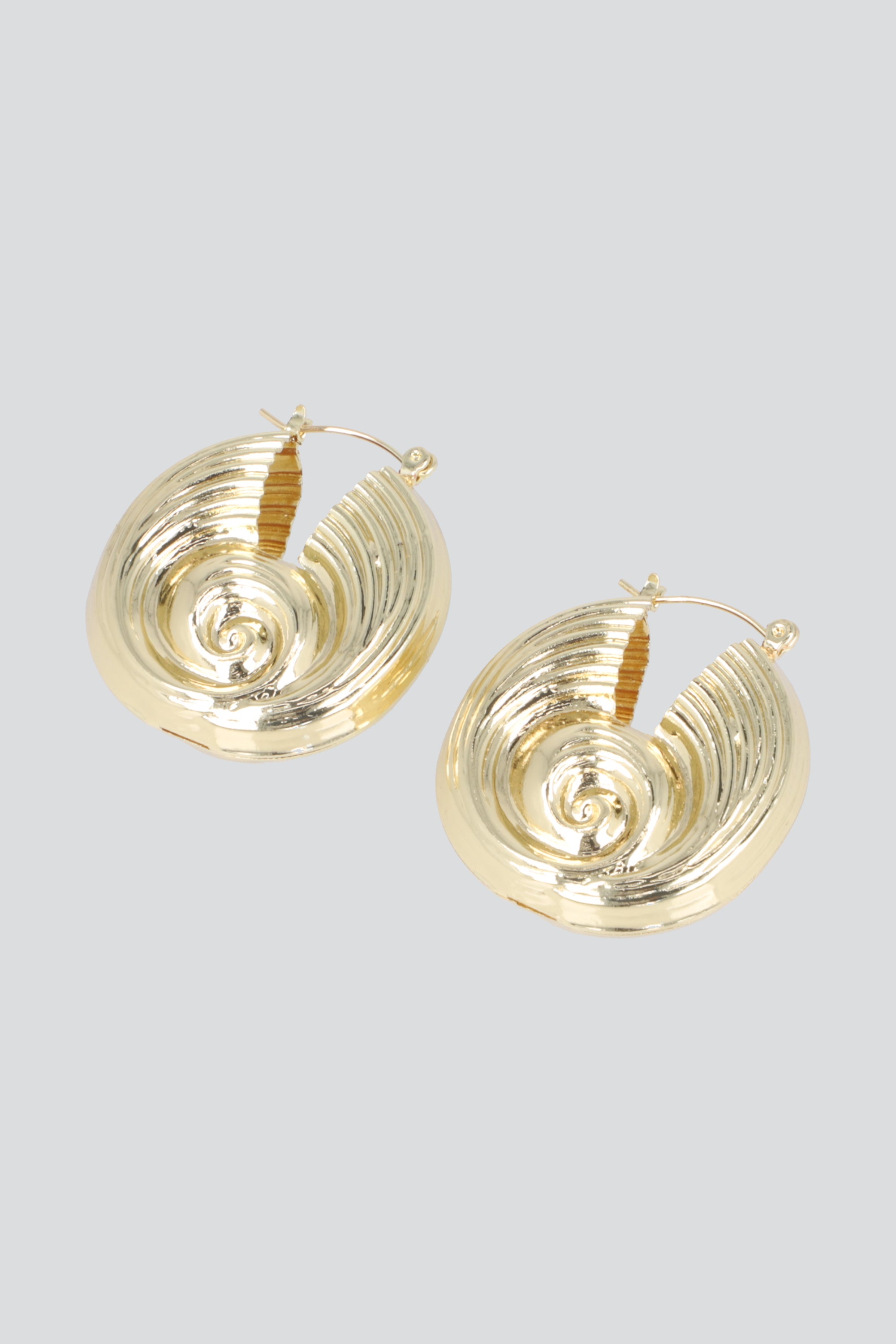 ARRACADAS CARACOLA LATERAL ORO