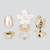 Set 7 Anillos Flor