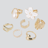 Set 7 Anillos Flor
