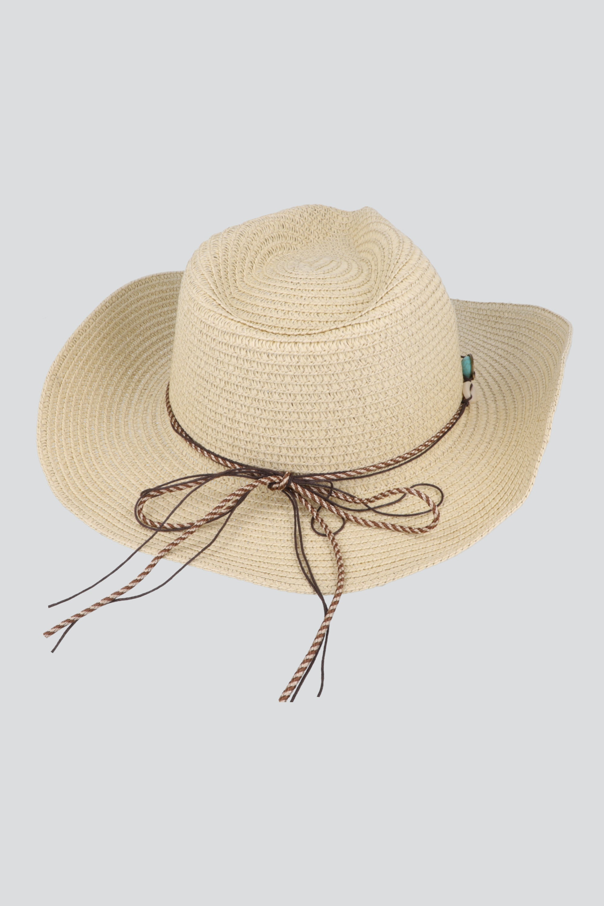 SOMBRERO VAQUERO APLICACION CONCHAS BEIGE