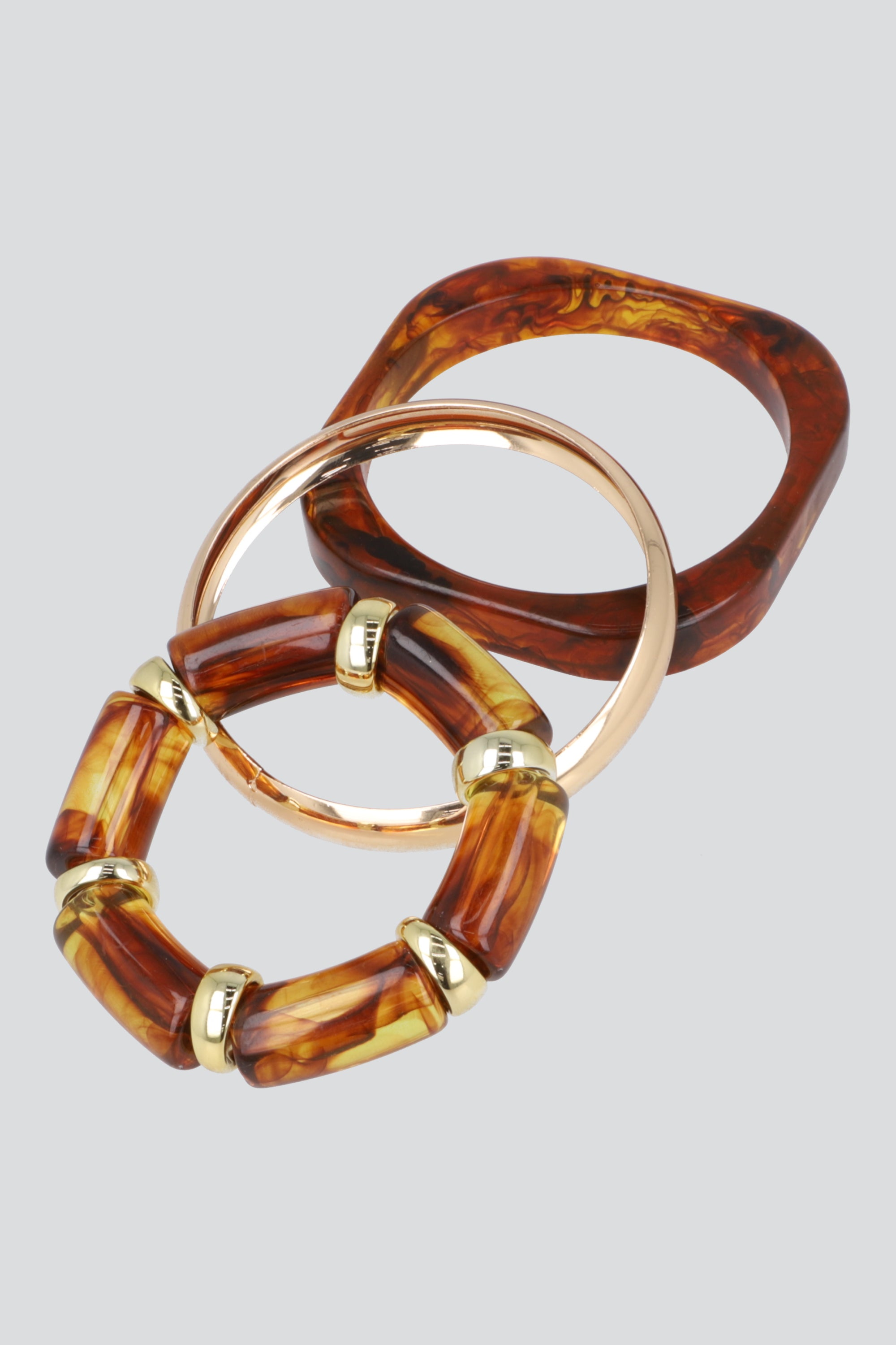 Set 3 cuff pulsera acrilico