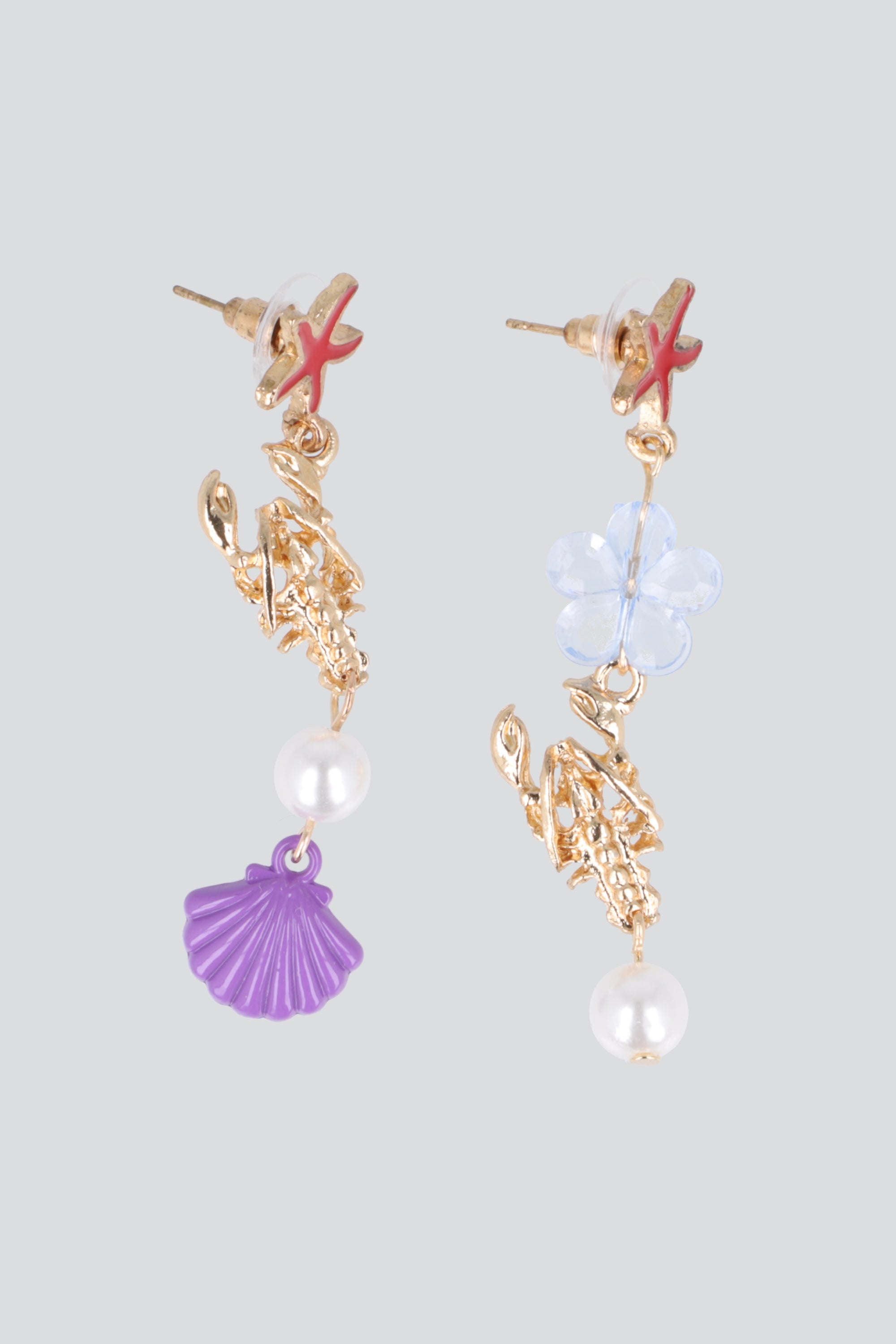 ARETES ASIM LANGOSTA ESTRELLA ORO