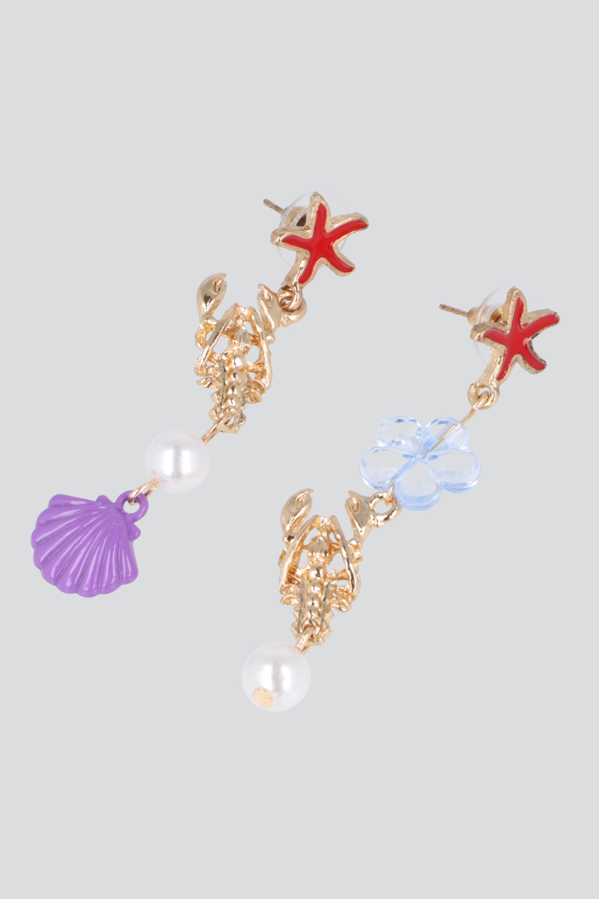 ARETES ASIM LANGOSTA ESTRELLA ORO