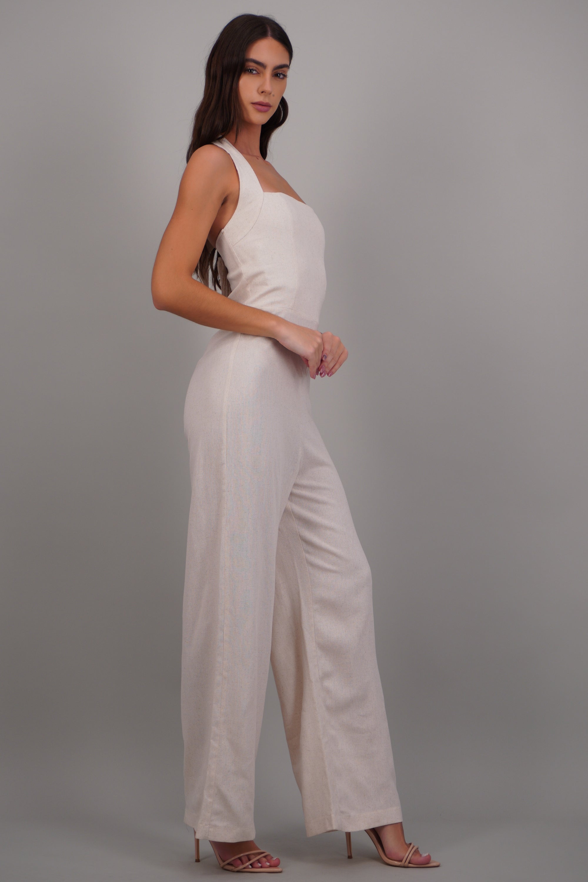Jumpsuit tirantes detalle smock en espalda ARENA