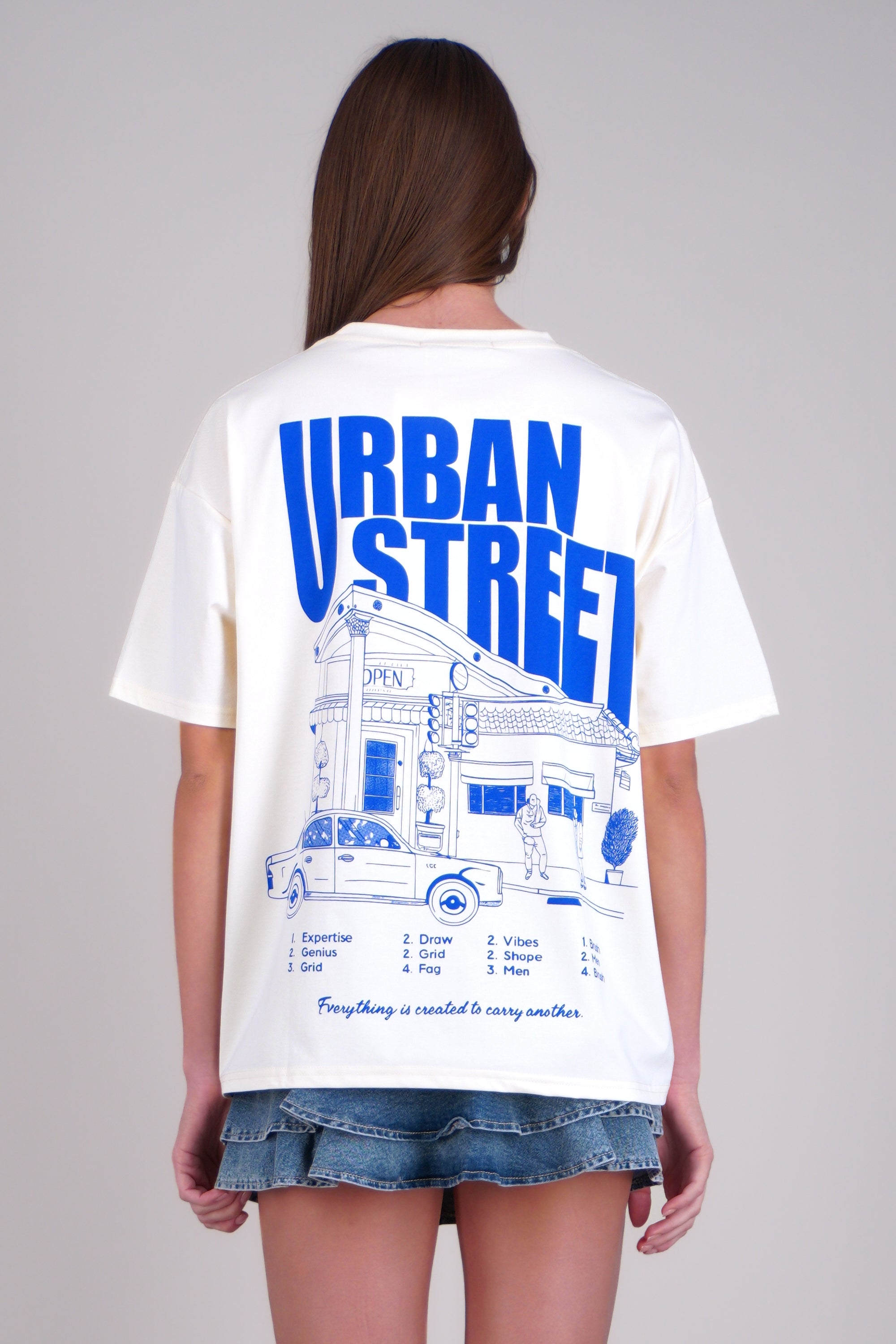 Playera manga corta urban street AMARILLO COMBO