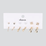 Set 6 pares aretes arracadas
