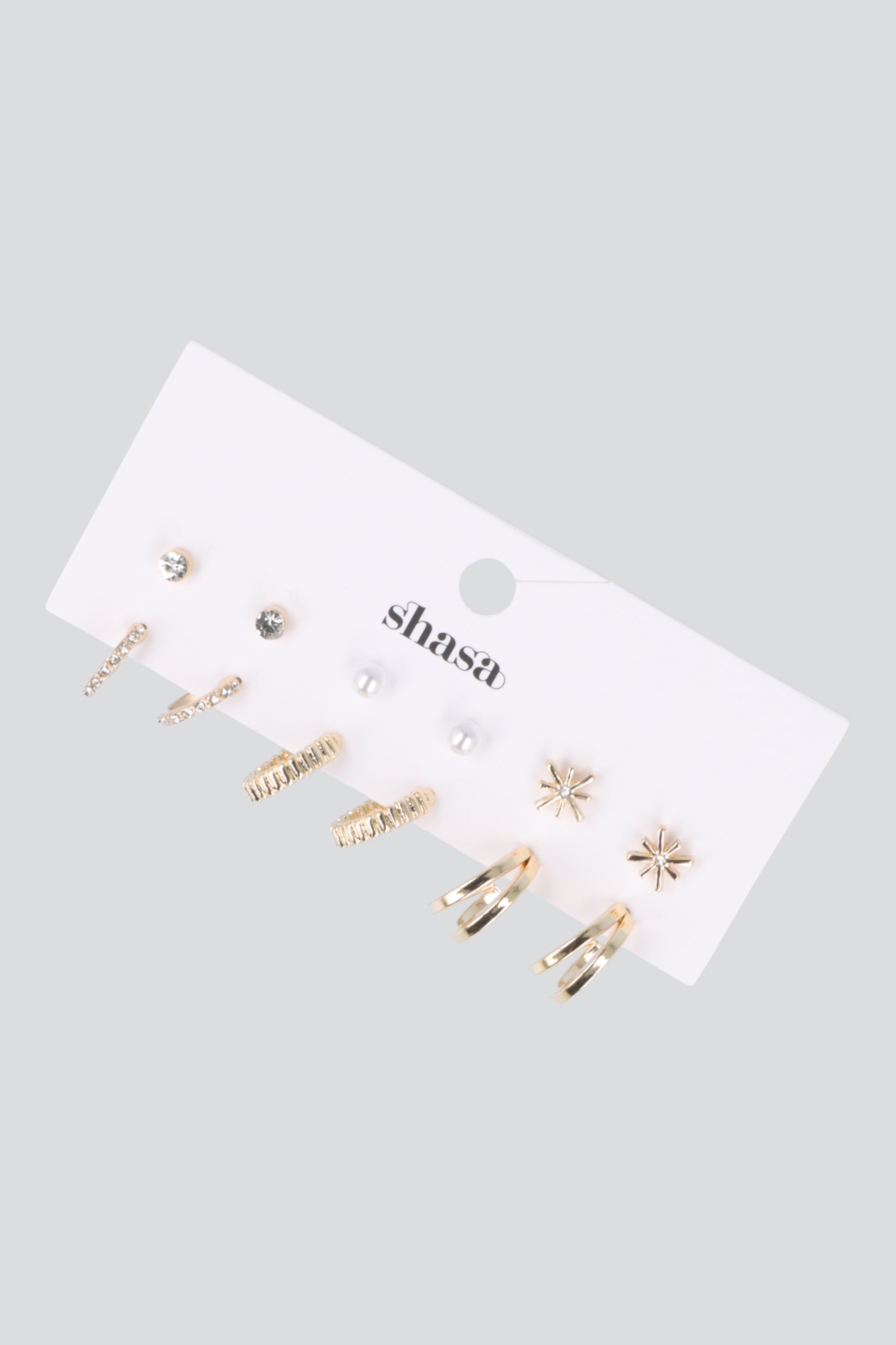 Set 6 pares aretes arracadas