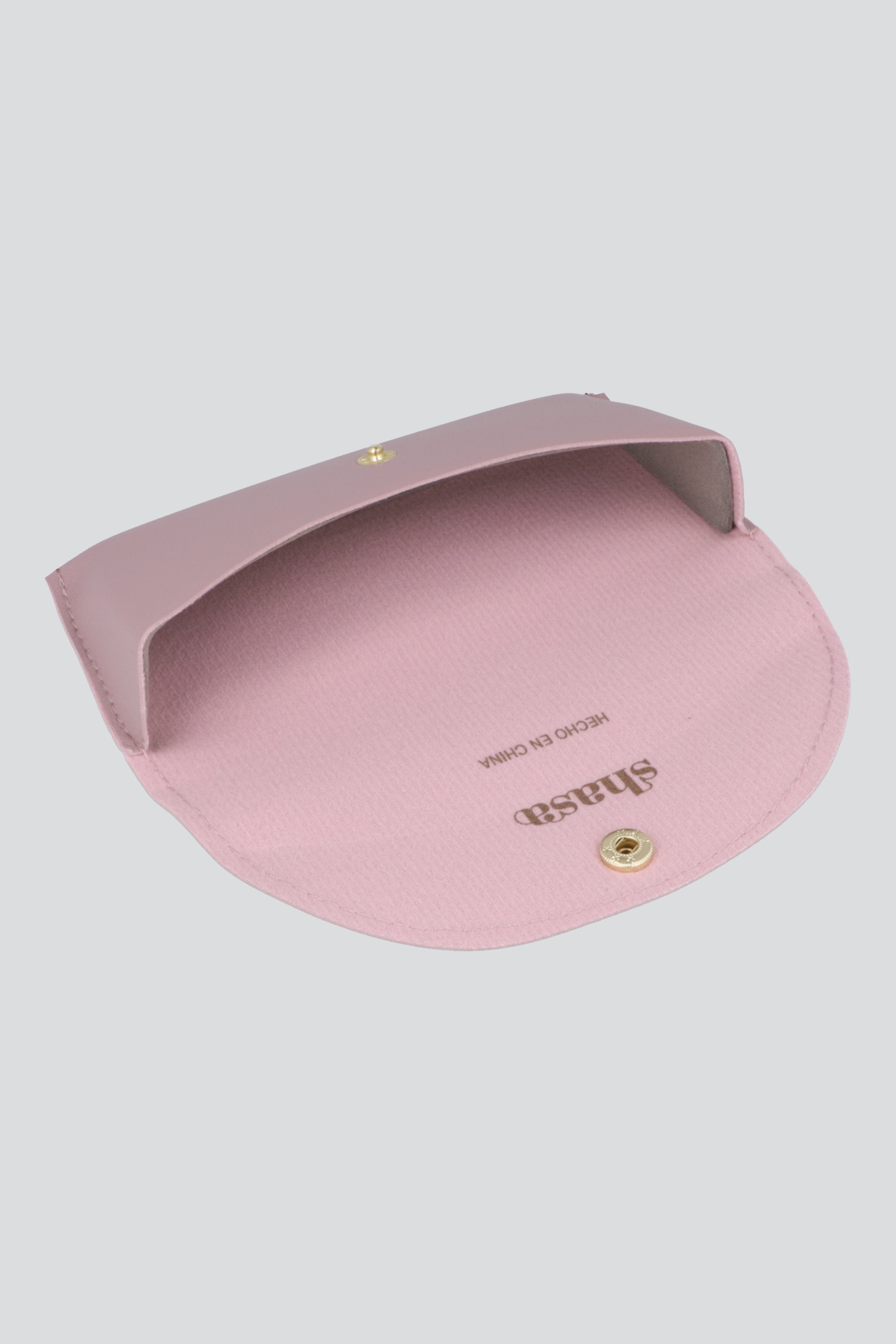 Funda para lentes pu sobre media luna PALO DE ROSA