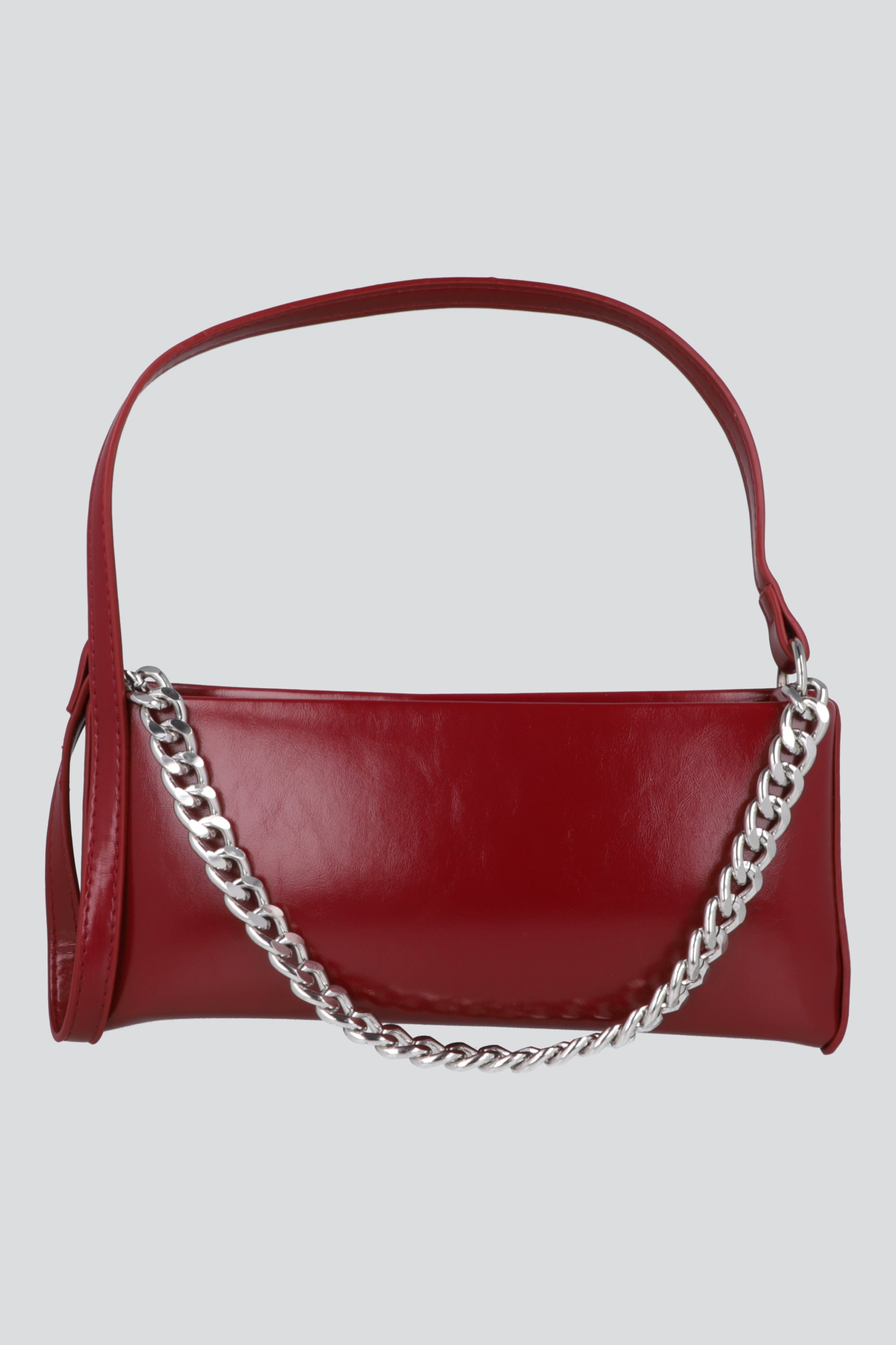 Bolsa pu cadena ROJO