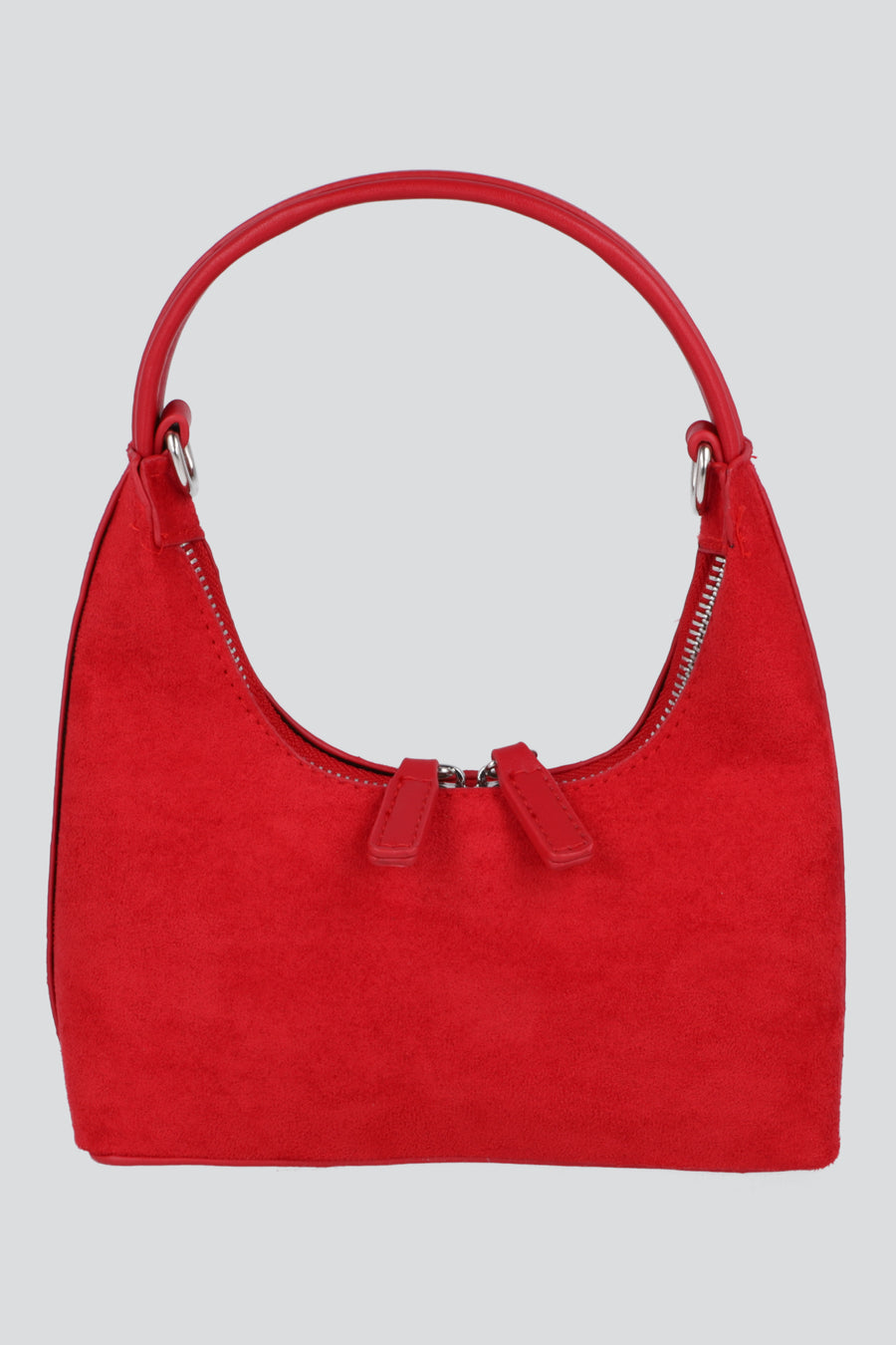 Bolsa suede cierres