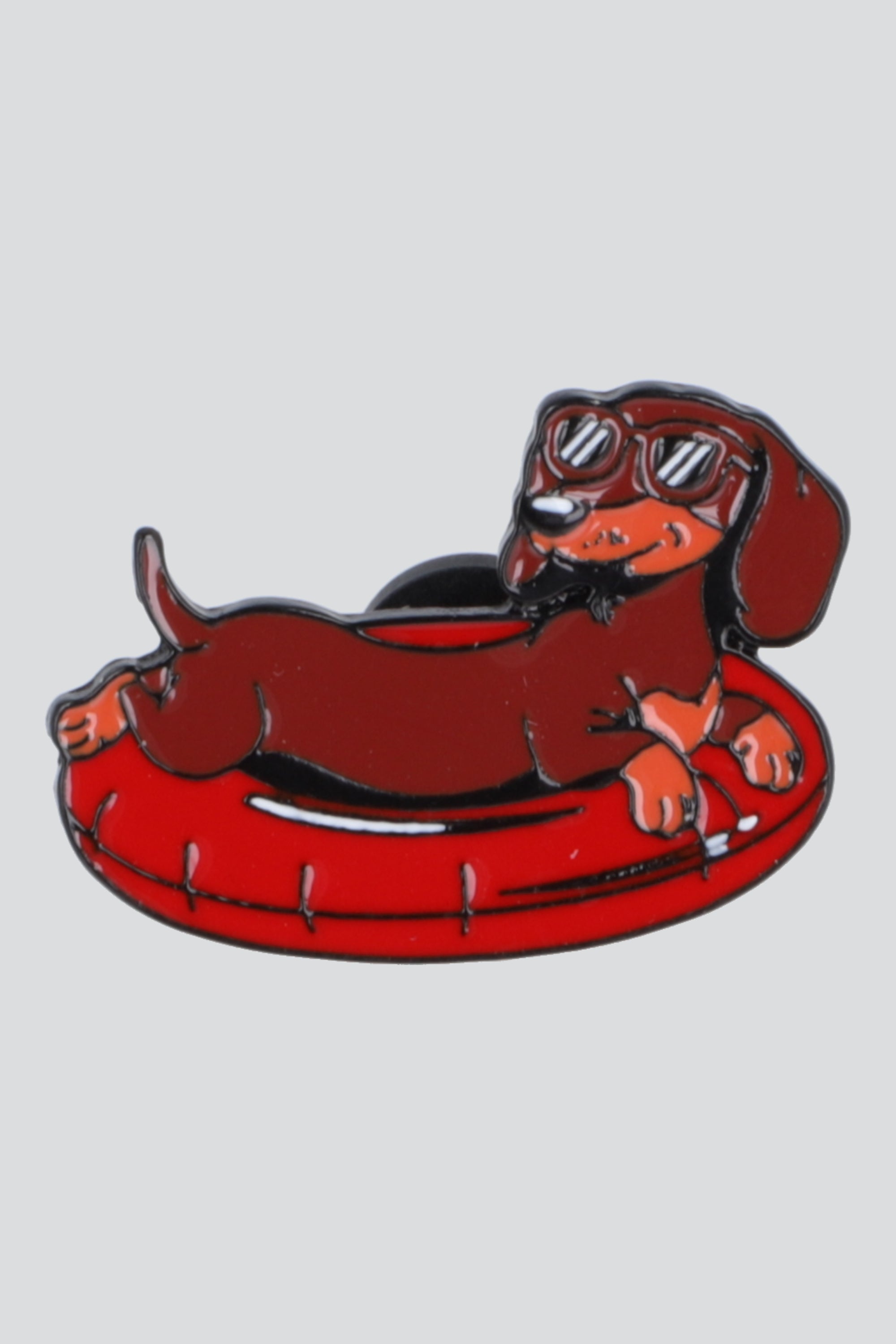 Pin perrito en dona ROJO
