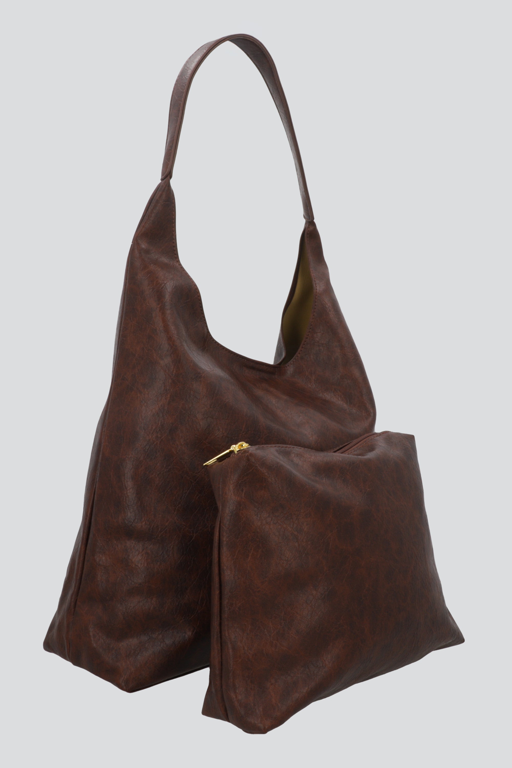 Bolsa tote con mini bag CAFE